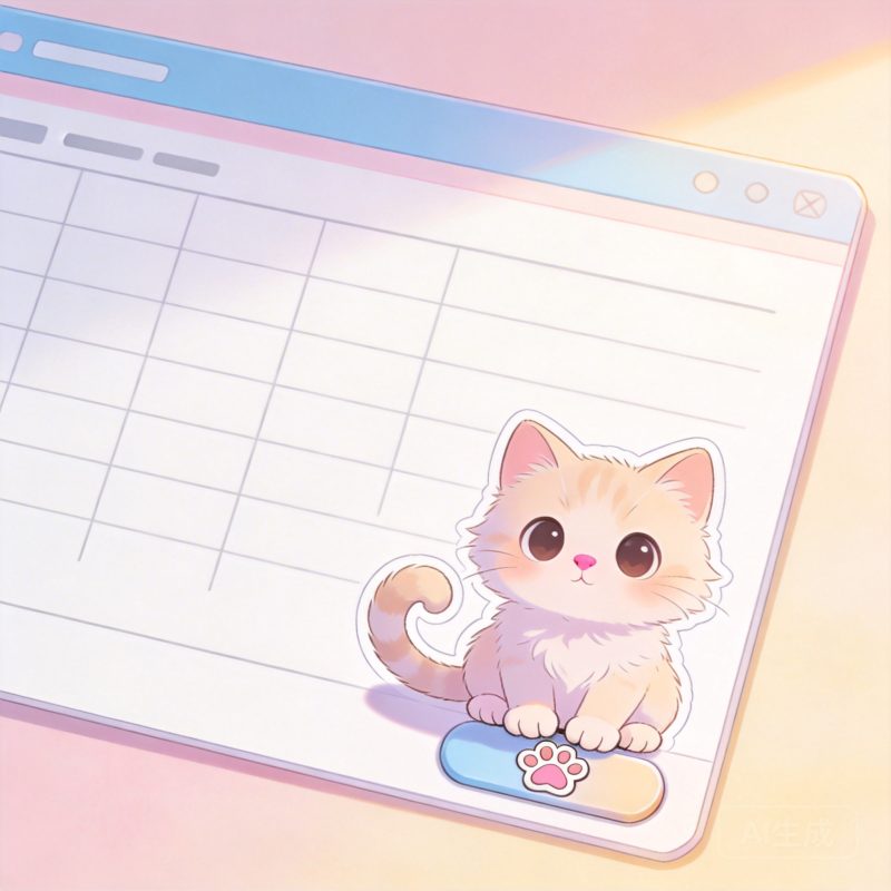 网站右侧底部添加一个可爱的小猫-轩逸博客