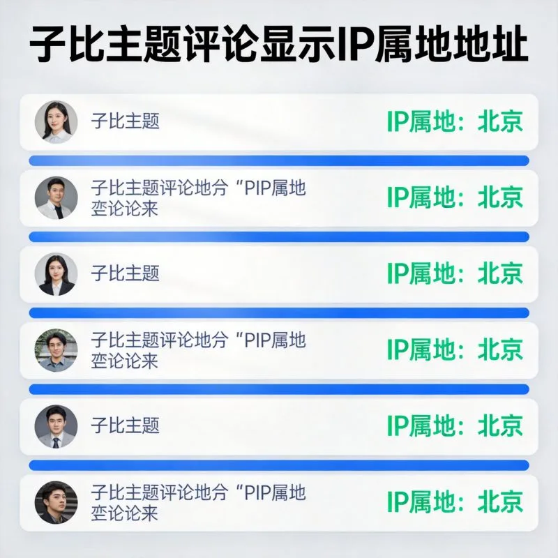 子比主题评论显示IP属地地址-轩逸博客