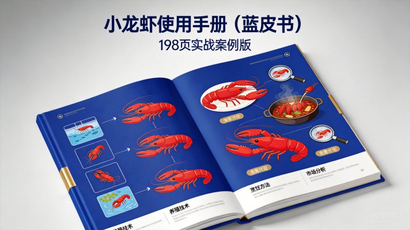 小龙虾使用手册（蓝皮书）198页实战案例版-轩逸博客