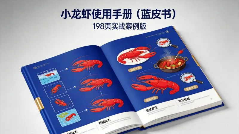 小龙虾使用手册（蓝皮书）198页实战案例版-轩逸博客