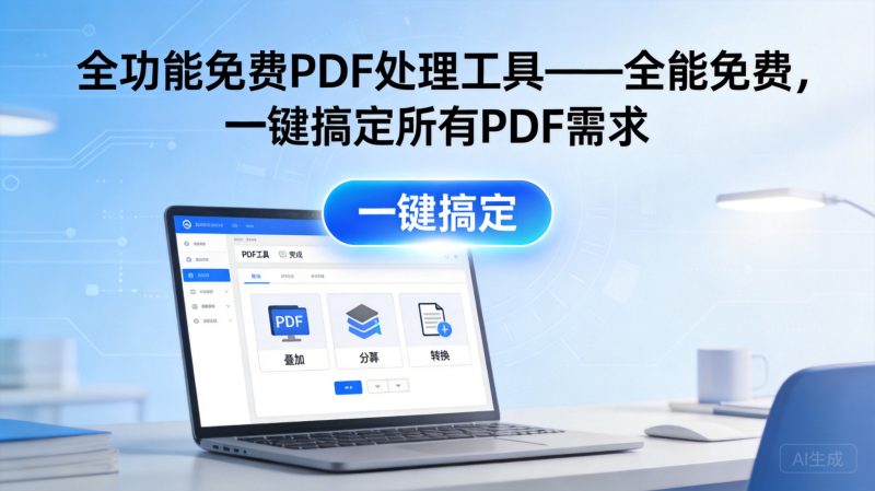 全功能免费PDF处理工具——全能免费，一键搞定所有PDF需求-轩逸博客