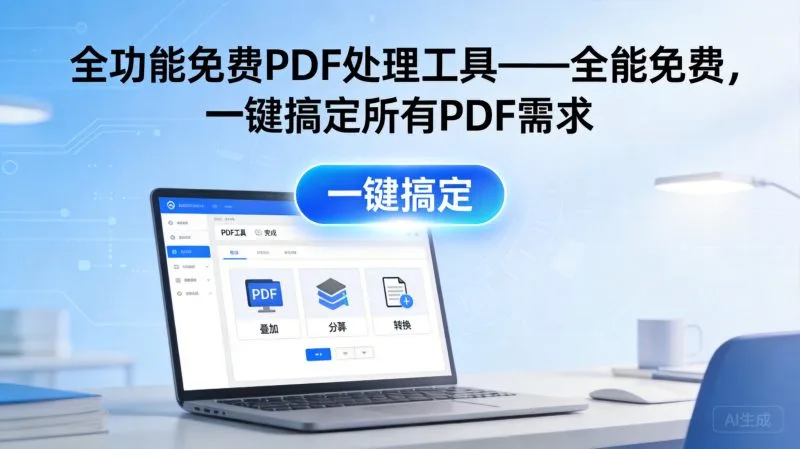 全功能免费PDF处理工具——全能免费，一键搞定所有PDF需求-轩逸博客