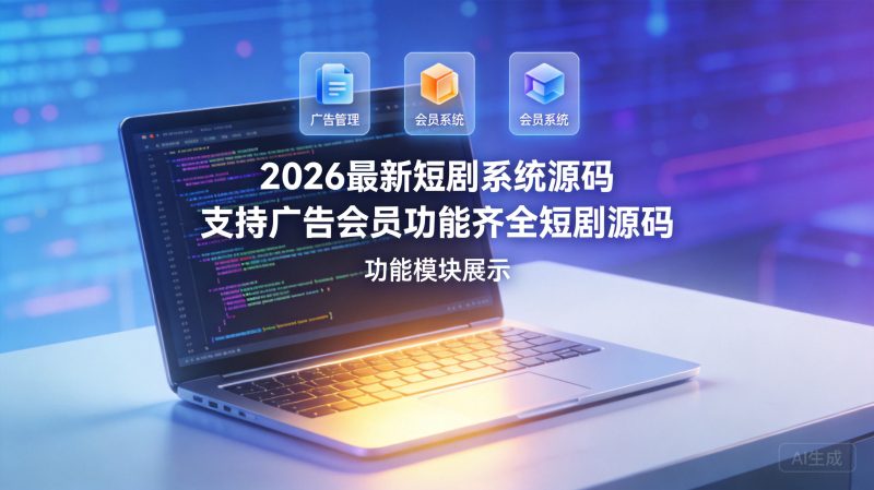 2026最新短剧系统源码 支持广告会员功能齐全短剧源码-轩逸博客