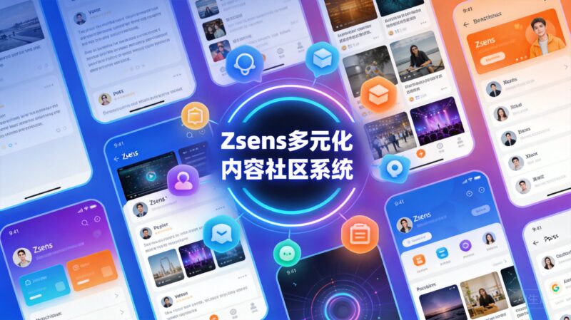 Zsens多元化内容社区系统-轩逸博客