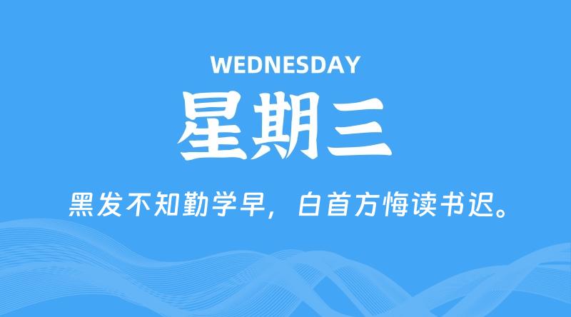 05月01日，星期三, 每天60秒读懂全世界！-轩逸博客