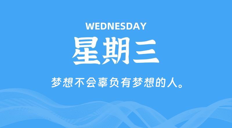 07月24日，星期三, 每天60秒读懂全世界！-轩逸博客