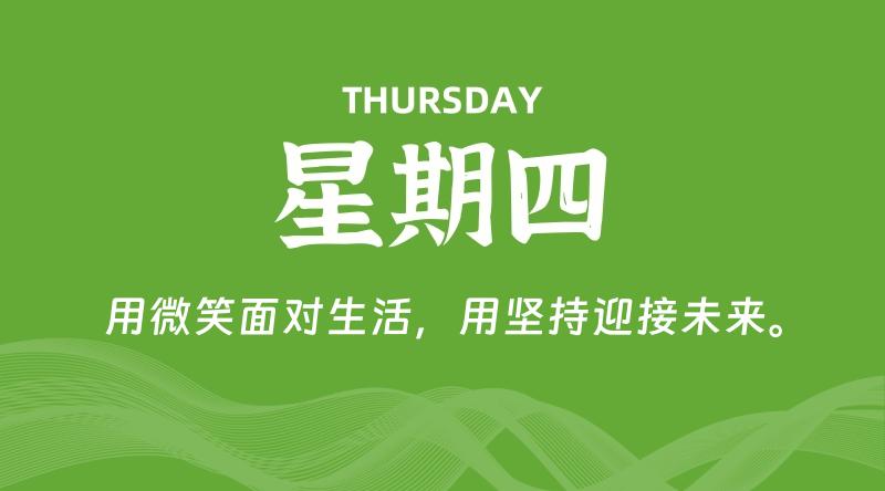 08月01日，星期四, 每天60秒读懂全世界！-轩逸博客