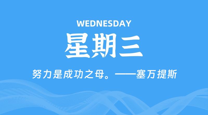 01月08日，星期三, 每天60秒读懂全世界！-轩逸博客